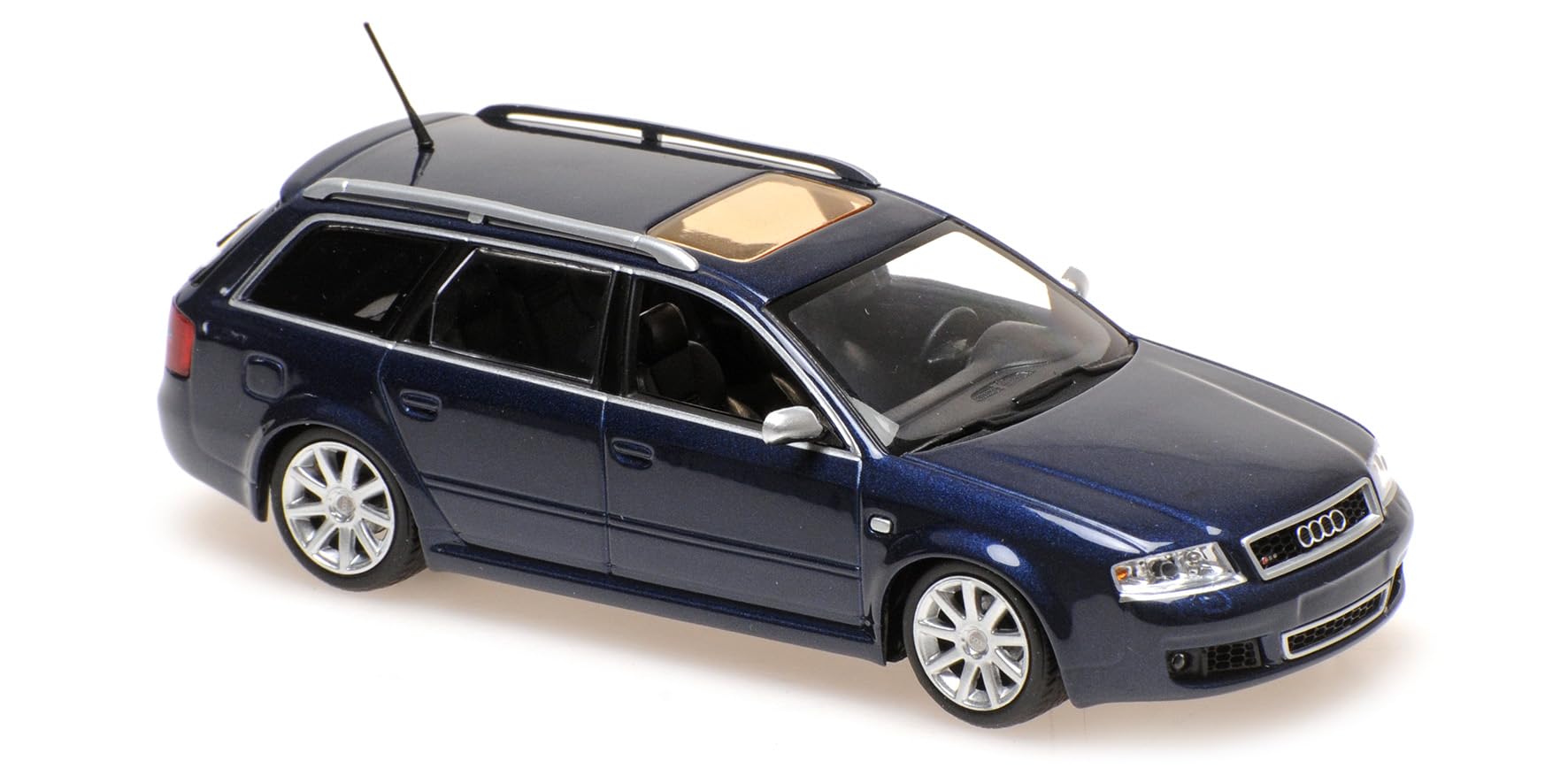 Minichamps 940011710 AUD. RS6 Avant Blue Metallic 2002 - Escala 1/43 - Coche en Miniatura