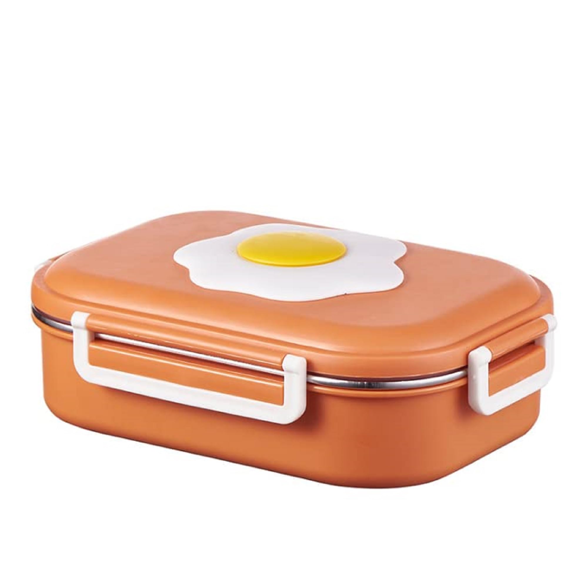 Venti Lunch Box | Lunch Box for Office | Lunch Box for School | Ideal for 12+Year Teenagers |1200ML|Stainless Steel | (Pink Egg)