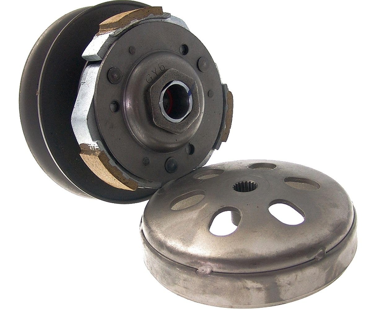 Wandlerkit komplett mit Glocke GY6 125ccm 152/157QMI kompatibel für FLEX-TECH TOPSPEED 125 (YY125QT-11), XINGYUE ITA-150 4T