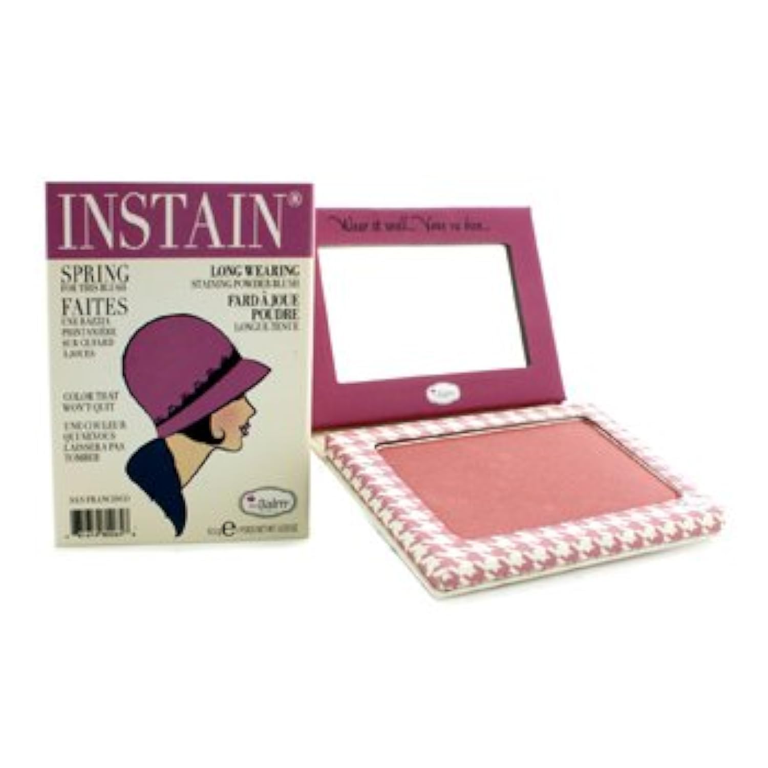 Instain Long-Wearing Powder Staining Blush - Houndstooth, 0.23 oz