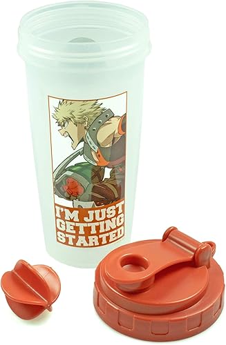 Miniatura 2 de My Hero Academia Shaker Bottle Workout Katsuki Bagugo Gym Protein Bottle 20oz