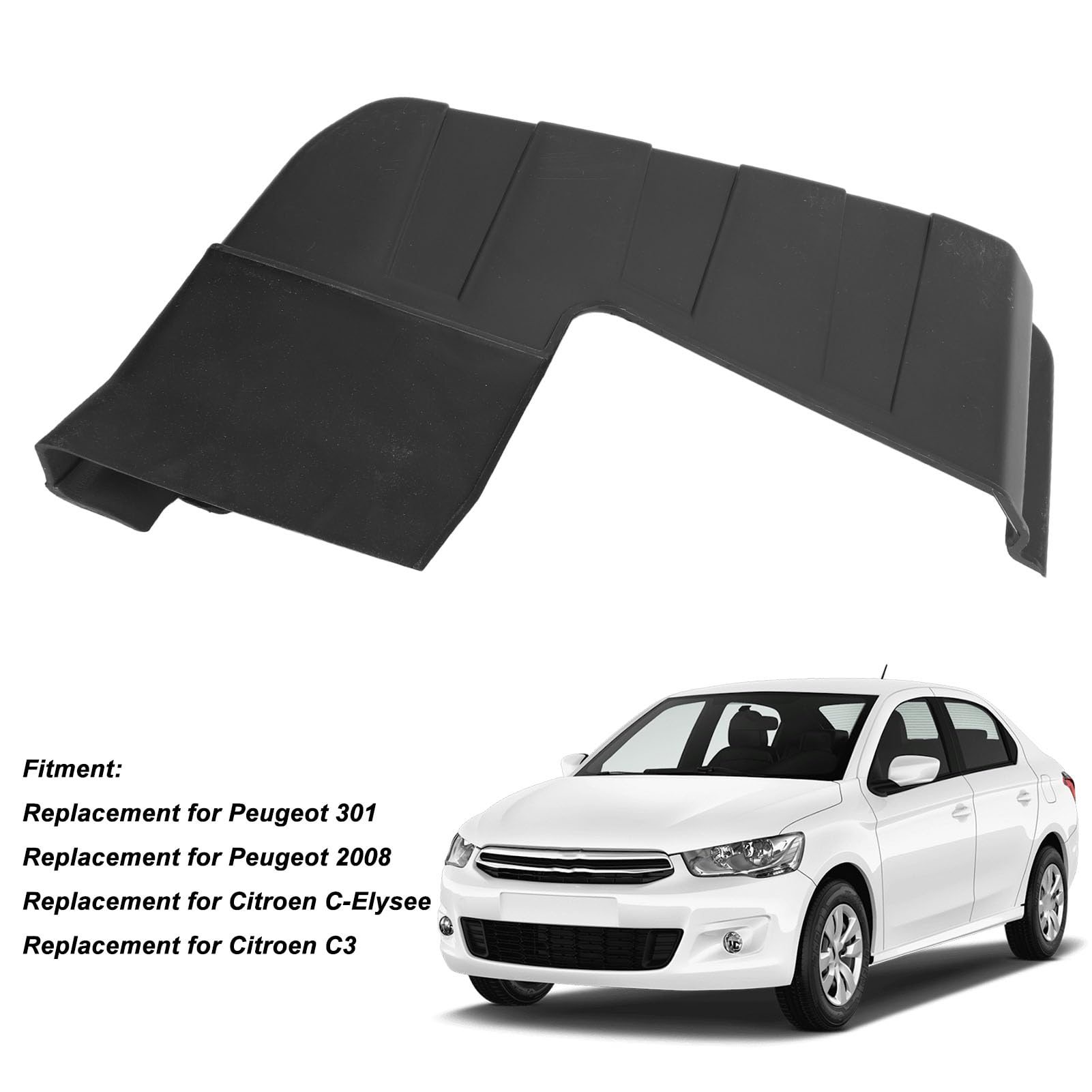 Cubierta Protectora de la ECU del Motor, Tapa Protectora de la Unidad de Control Electrónico de Reemplazo Directo sin Costuras 9671927380 para 2008