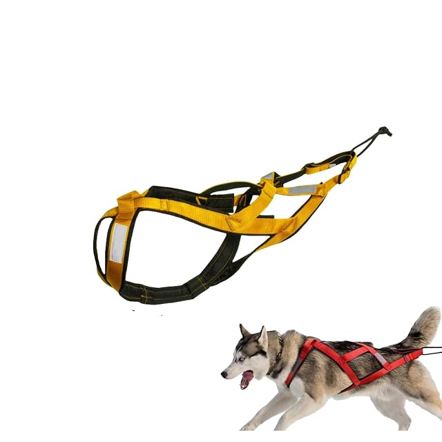 Stellar Fung Hwa Arnés de tracción para perros de nylon con banda reflectante