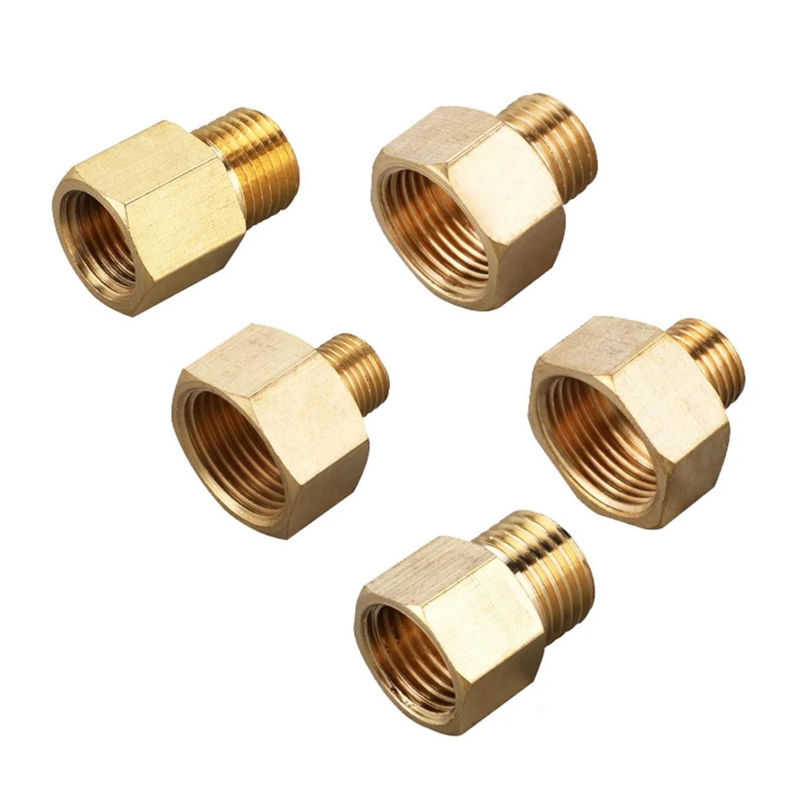 Adaptador de acoplador de latón 1/2 para prolongar tuberías de riego en jardín y hogar