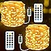 Produktbild Led Lichterkette, TOPYIYI 2 *12M 120er USB Lichterkette Draht Wasserdicht mit fernbedienung, 11 Modi, Stimmungslichter Lichterkette für Zimmer, Innen, Weihnachten, Außen, Party, Hochzeit, DIY Warmweiß