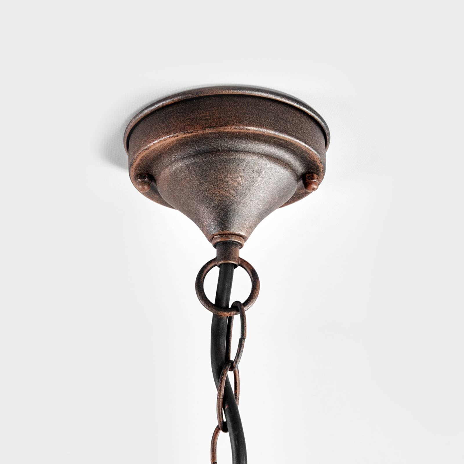 Lindby lampada da esterni dimmerabile (Antico) colore Marrone, in Alluminio Sospensione