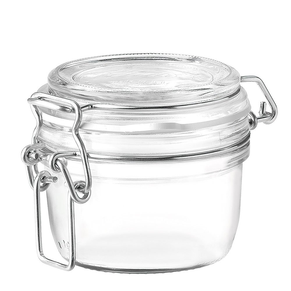 Bormioli Rocco Fido Preserving Jar 125ml Round Glass Dessert Glass Appetiser Glass Preserving Glass Storage Jars
