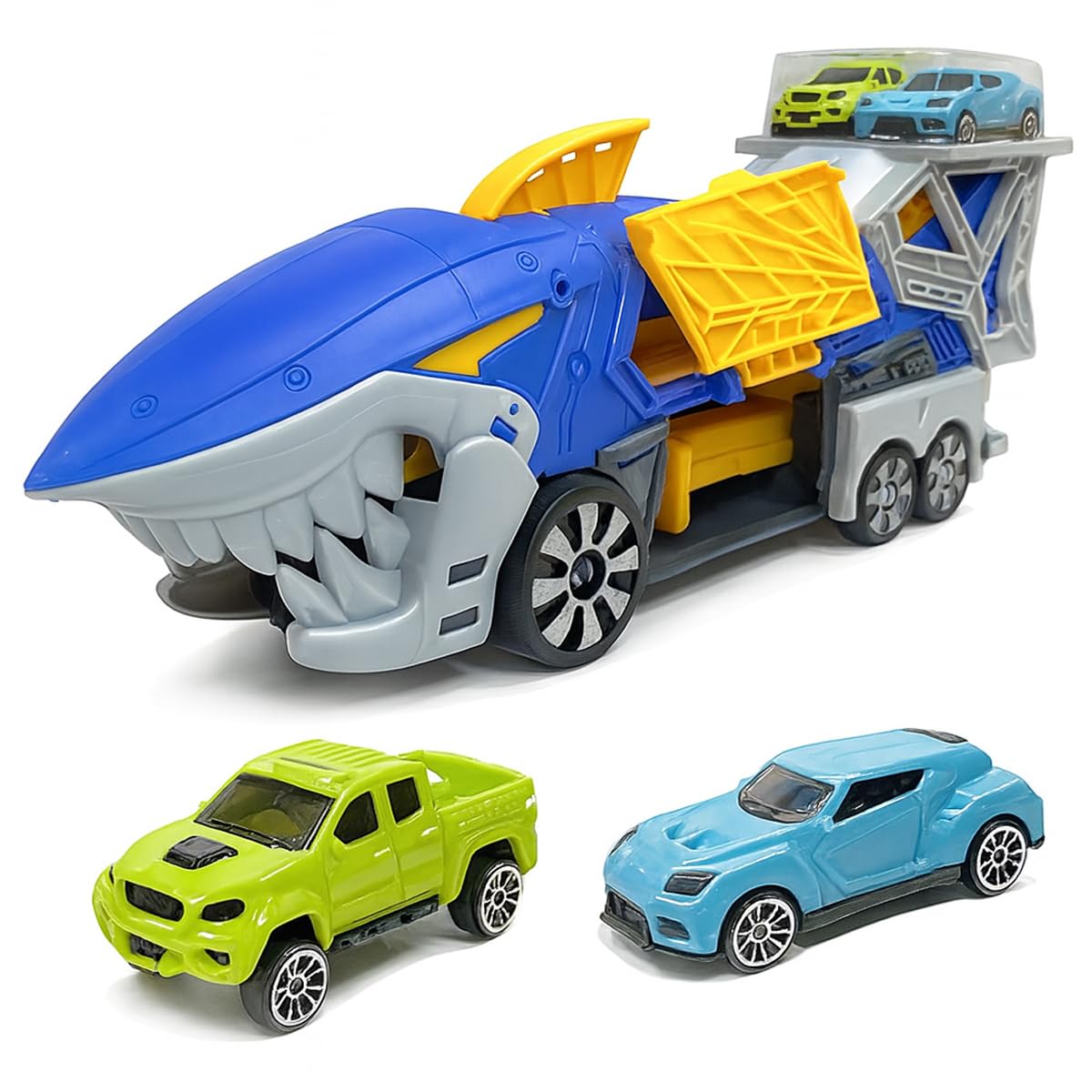 xwin sportseries Kids Shark Truck Toy Big Shark Truck Car Toy for Children Educational Learning Shark Fun Toy Set for Boys & Girls Gift for Toddlers Birthday