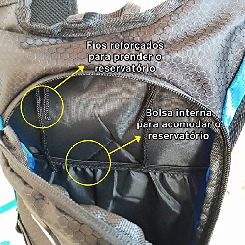 Mochila Hidratação Camelbak Impermeável Ciclismo Corrida Bik Cor:Preto