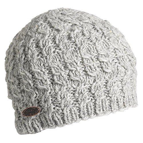 Turtle Fur Nepal Women's Mika Hand Knit Wool Beanie, Smoke Heather