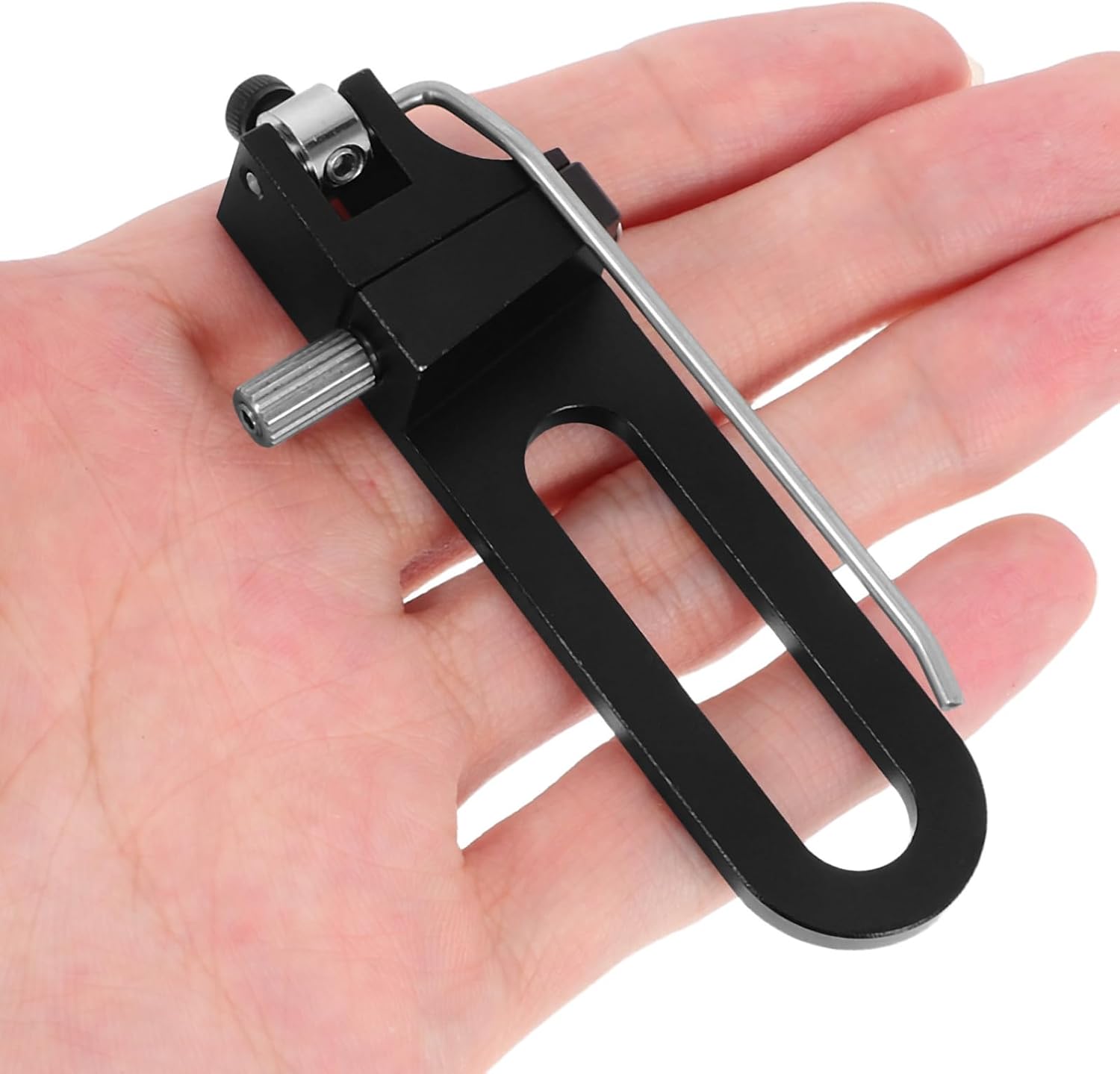 Aluminum Stable Arrow Rest for Compound and Recurve Bows, Adjustable Metal Archery Accessory for Target Shooting and Training, Black