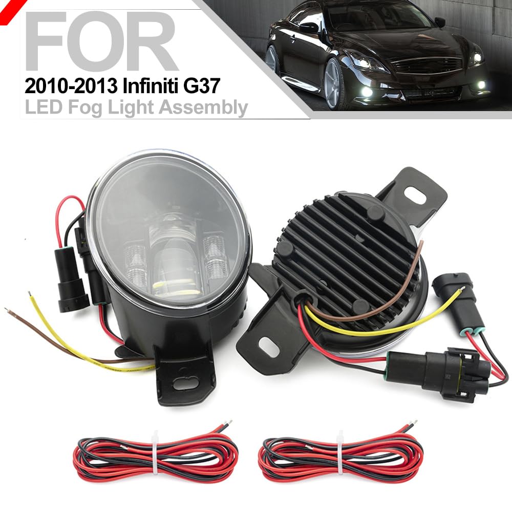 Amber Fog Light Assembly For Nissan X-Trail & Infiniti G25/G37/Q60 Sedan M37/Q70 – HID, 55W, Direct Fit