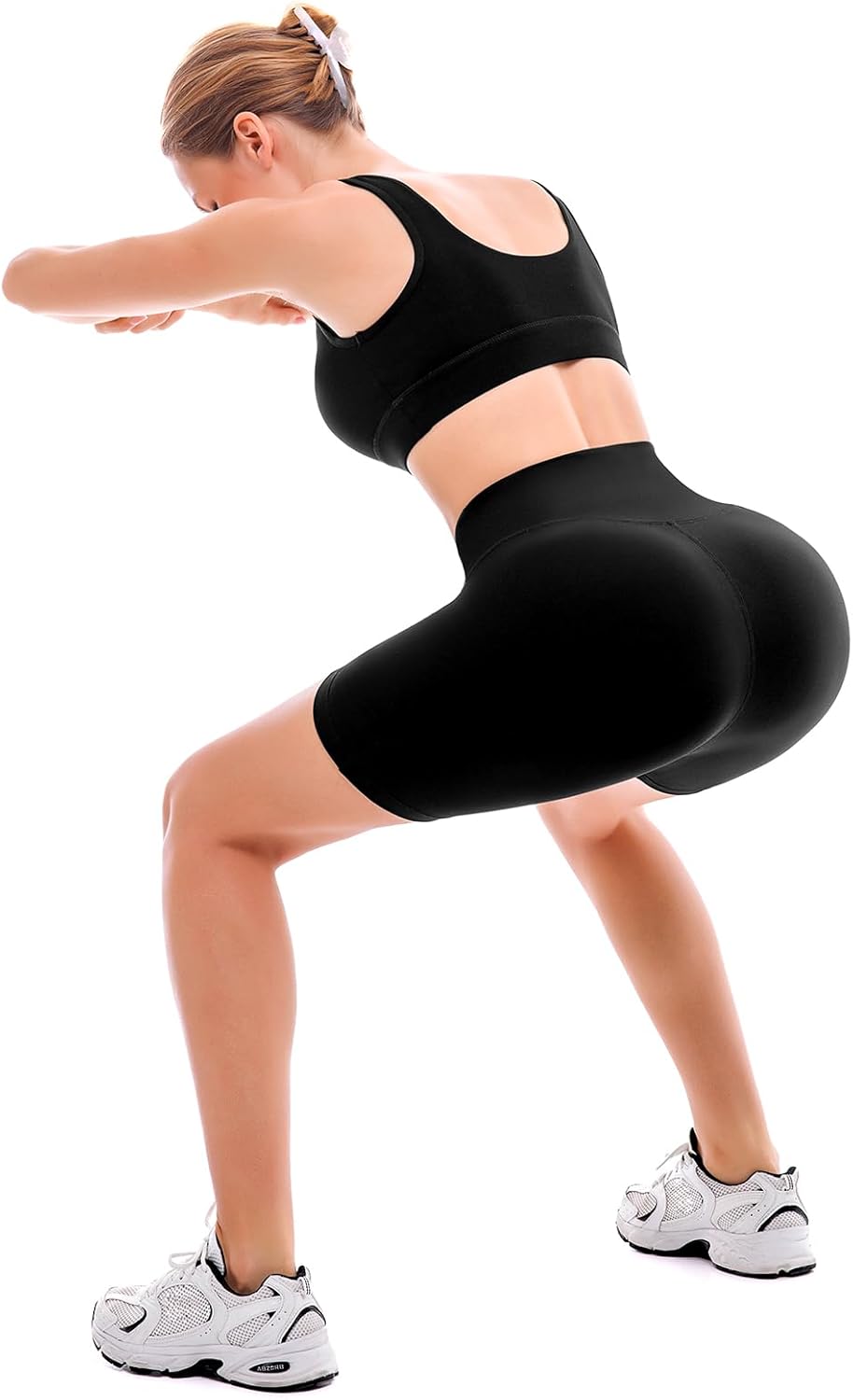 Ipletix Biker Shorts with Pockets for Women - 6'' High Waisted Womens Yoga Gym Athletic Running Workout Shorts - Image 6