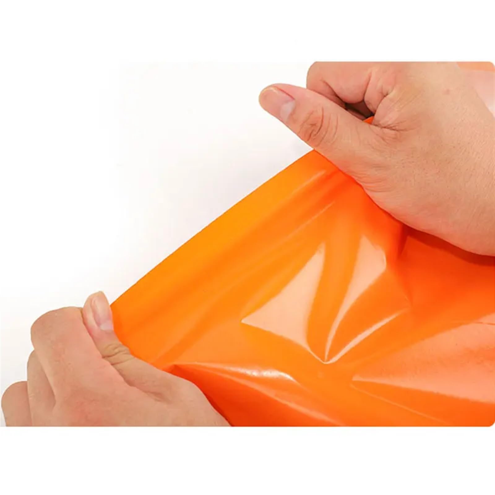 Sacs d'expédition en Plastique Auto-adhésifs, Sacs d'expédition Express en Plastique Orange, Plusieurs Tailles, 50 pièces, adhésif Auto-scellant(38x52 Cm 50pcs)