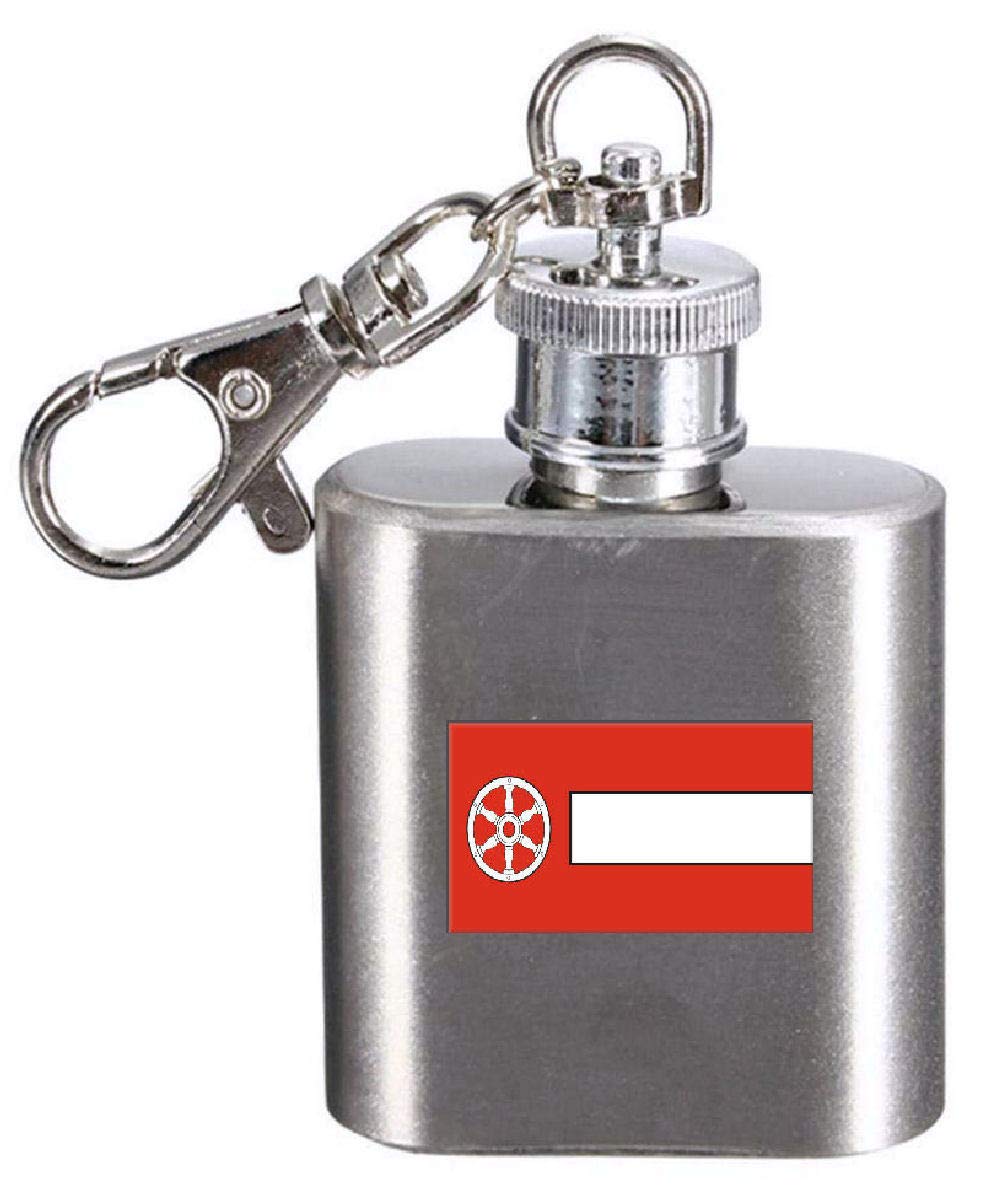 Flasque porte-clés Erfurt étanche pour éviter les fuites de boissons