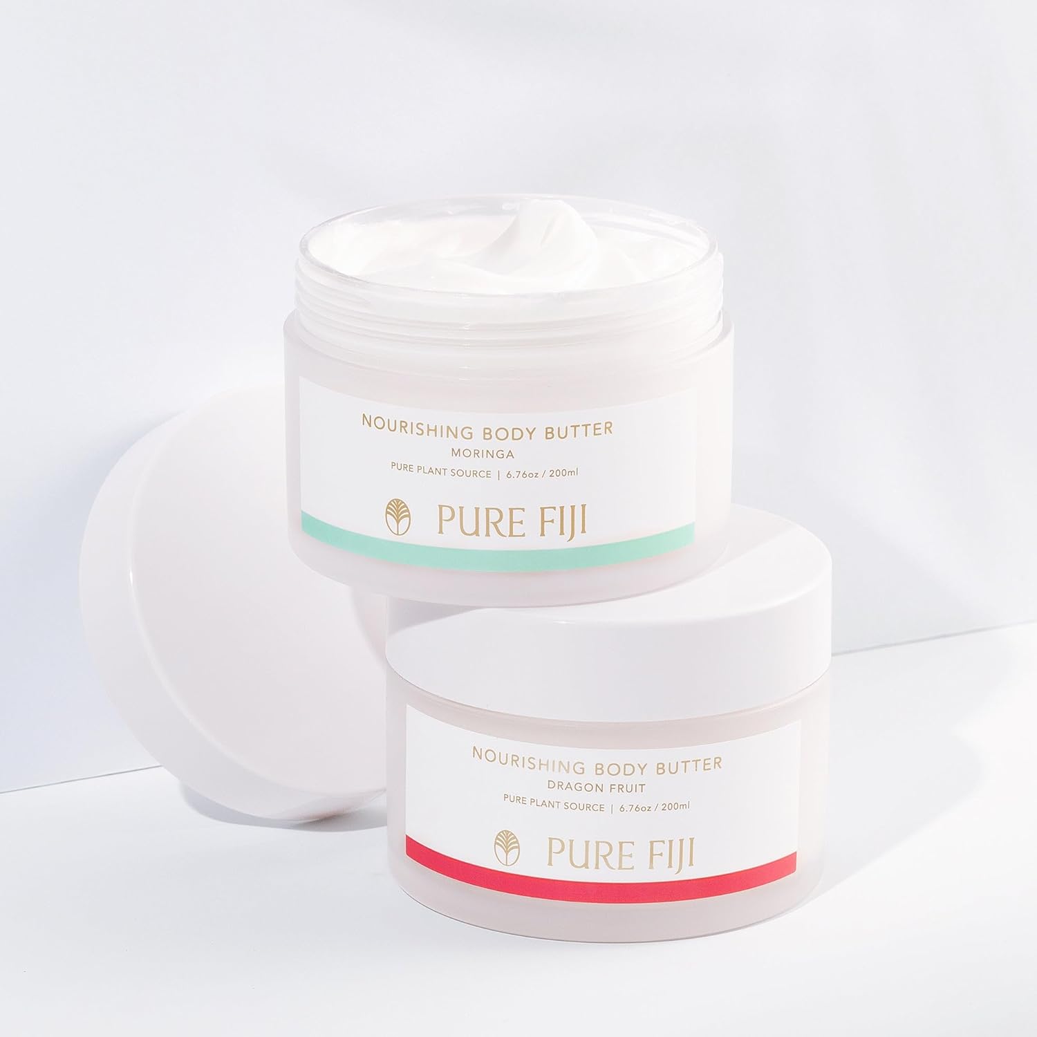 PURE FIJI Nourishing Body Butter 6.76 oz / 200 ml – Hydrating, Softening, Non-Greasy, Natural Skincare, Tropical Moisturizer, Coconut Oil, Body Cream (6.76 oz, White Gingerlily) - Image 6