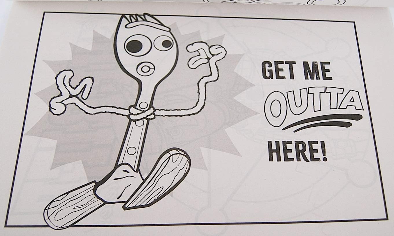 Toy Story 4 Giant Size Coloring and Activity Book - 10.5 x 16 Inches