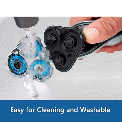 Miniatura 5 de Cabezales de repuesto HQ9 compatibles con afeitadoras Philips HQ9, cabezales de afeitado de repuesto HQ9 para la serie 8140XL 8150XL 8160XL 8170XL