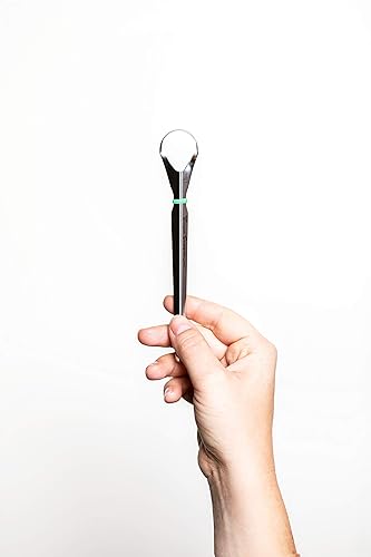 Miniatura 2 de Tongue Sweeper Modelo P de grado médico, apto para lavavajillas, limpiador de lengua de acero inoxidable, reduce el mal aliento y mejora el sabor,
