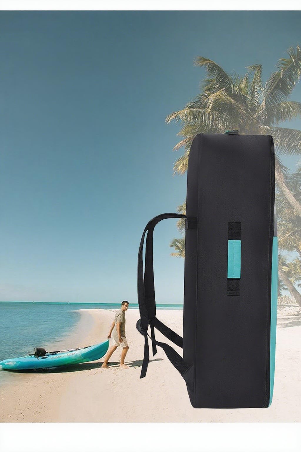 SproutSage - Zaino da viaggio per SUP gonfiabile, stand up paddleboard, borsa a tracolla da 80 l