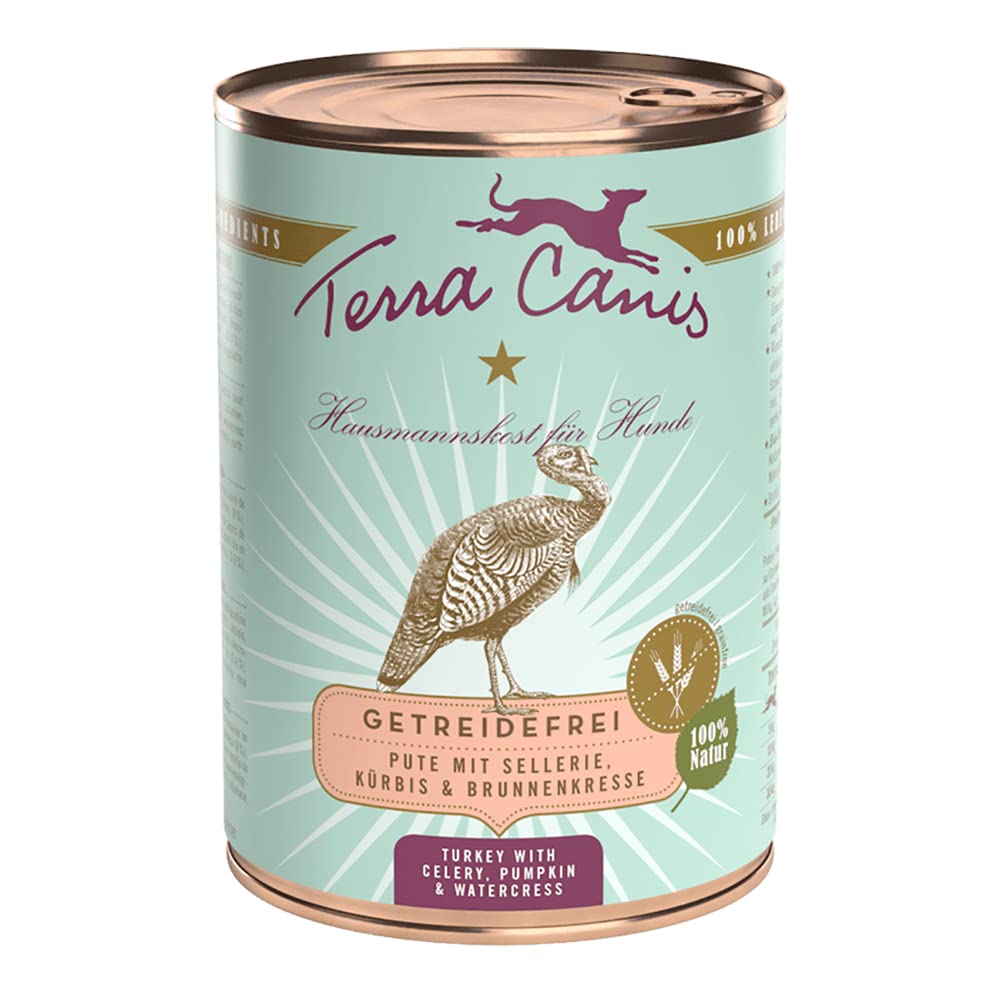 Terra Canis Grain Free Turkey Dog Wet Food - 400G