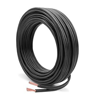 FIRMERST 12/2 Low Voltage Wire Outdoor Landscape Lighting Cable 100 Feet UL Listed