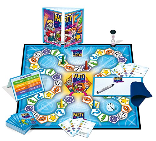 Diset - Juego Party & co Junior, Juego de mesa infantil multiprueba a partir de 8 años