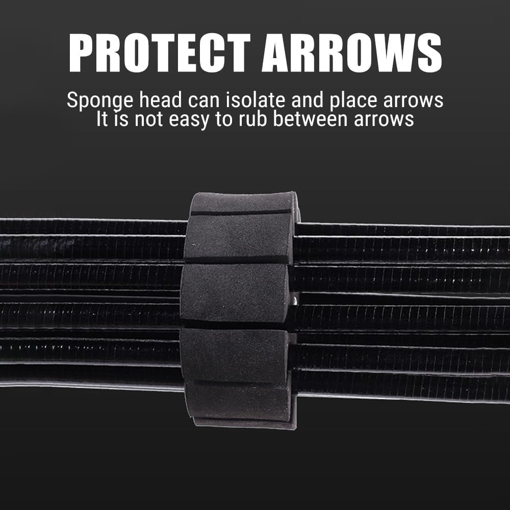 BuyWeek Soporte de Flecha, 6 Piezas Separador de Flechas de Espuma EVA Redondo Arrow Rack para Accesorios de Tiro con Arcos de Caza
