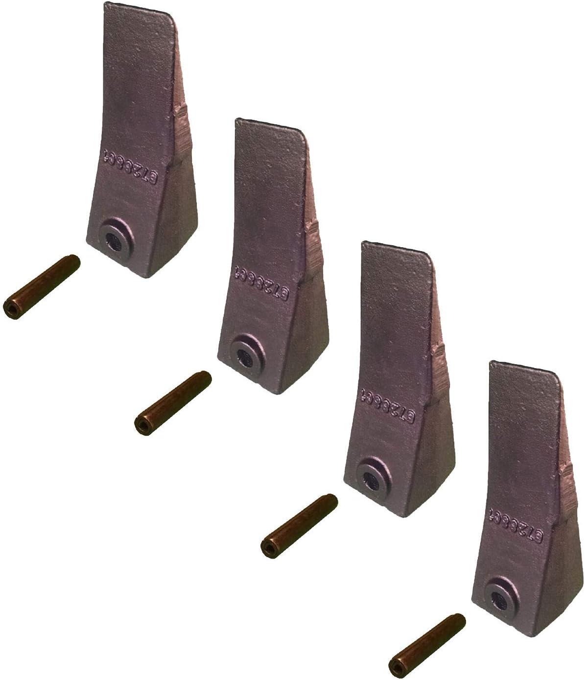 4 - Bobcat Style Mini Excavator/Skid Steer Bucket Teeth w/Pins - 6728801