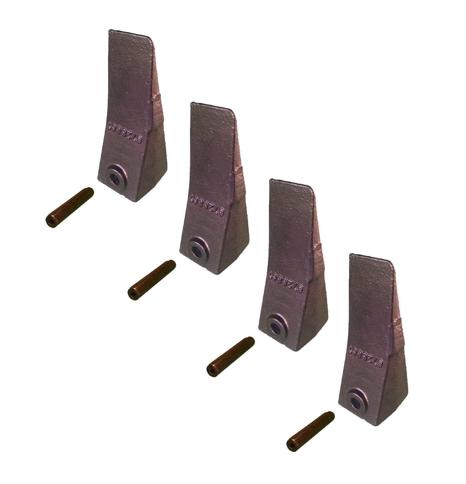 4 - Bobcat Style Mini Excavator/Skid Steer Bucket Teeth w/Pins - 6728801