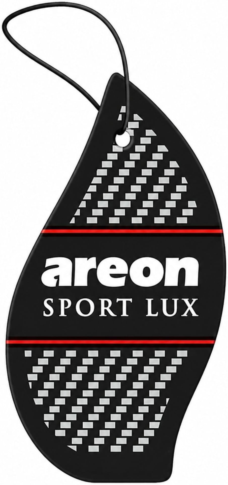AREON Sport Lux PLATINUM Paper Hanging Car Air Freshener - Pack of 12 | Long Lasting Fragrance - Rear View Mirror Design - Car Home Office Closet Use - Helps Reduce Odors