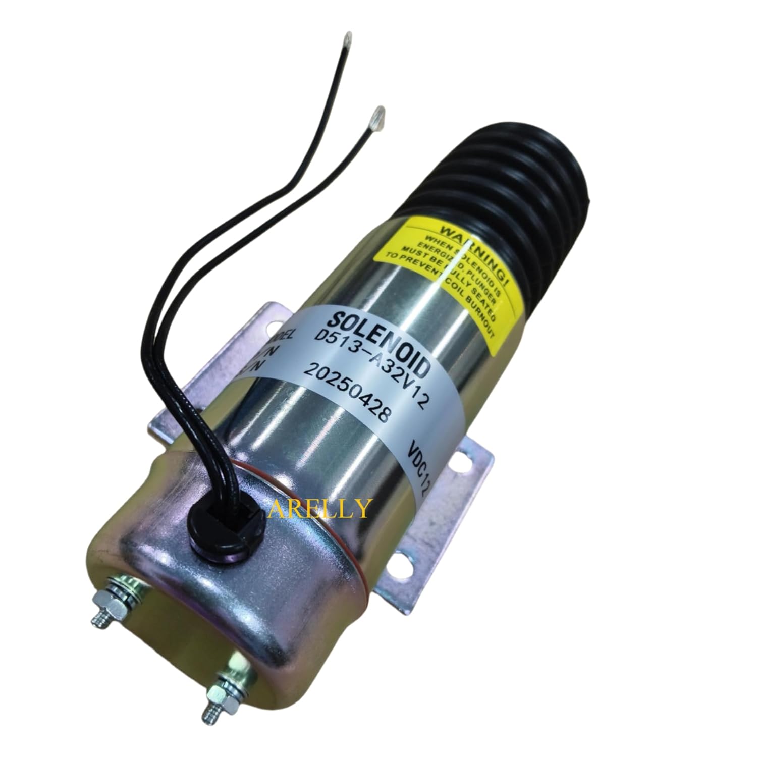 D513-A32V12 D513A32V12 Fuel Shut Off Solenoid 12v Trombetta with 2 Wires