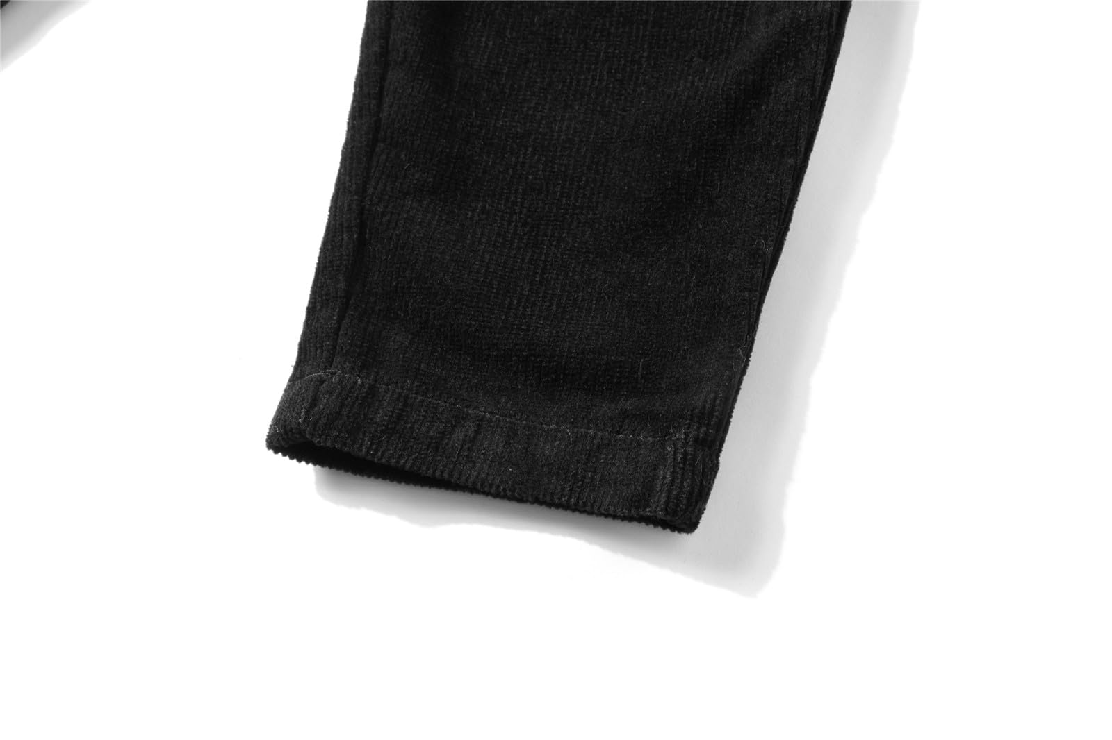Mud Kingdom Pantalones de pana para niños y niñas, cintura elástica lisa