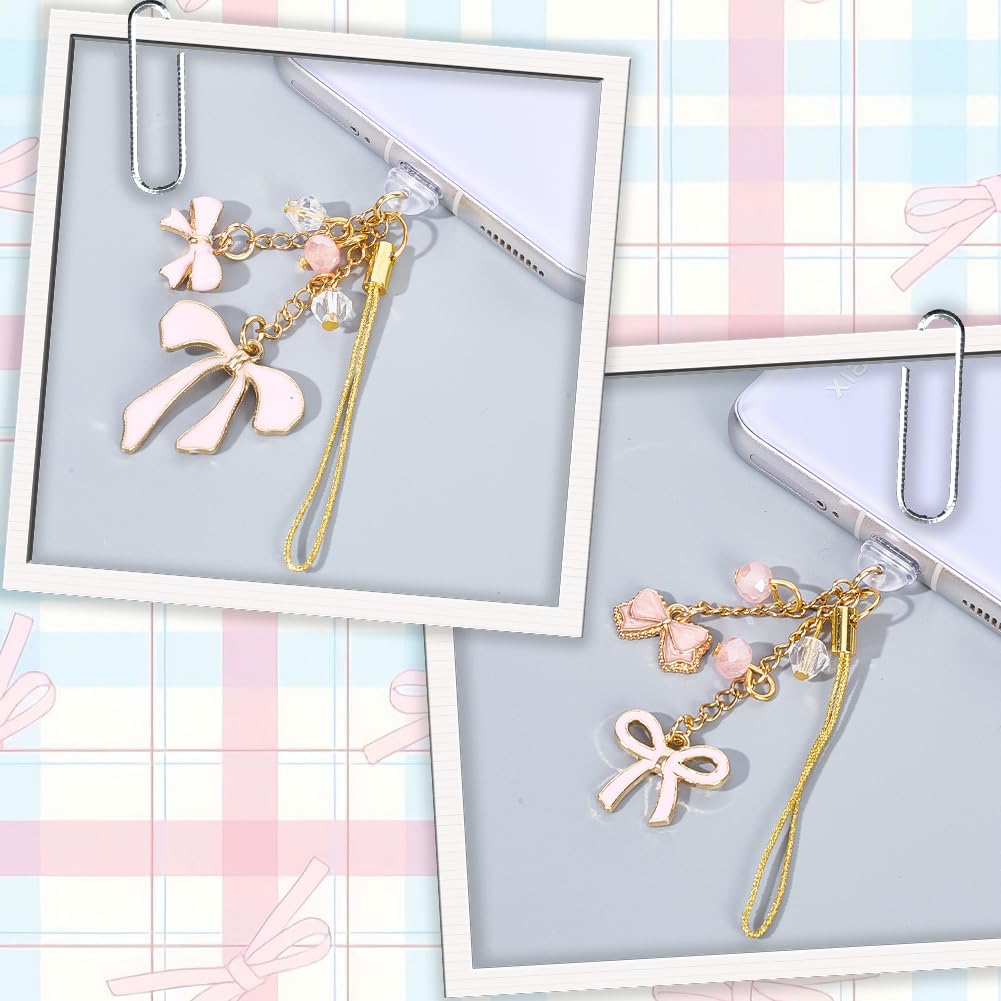 SUNNYCLUE 1 Boîte 6 Pièces Breloques De Téléphone Bouchon