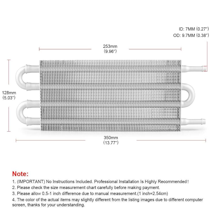 Amazon | トランスミッションオイルクーラーキット 5/16