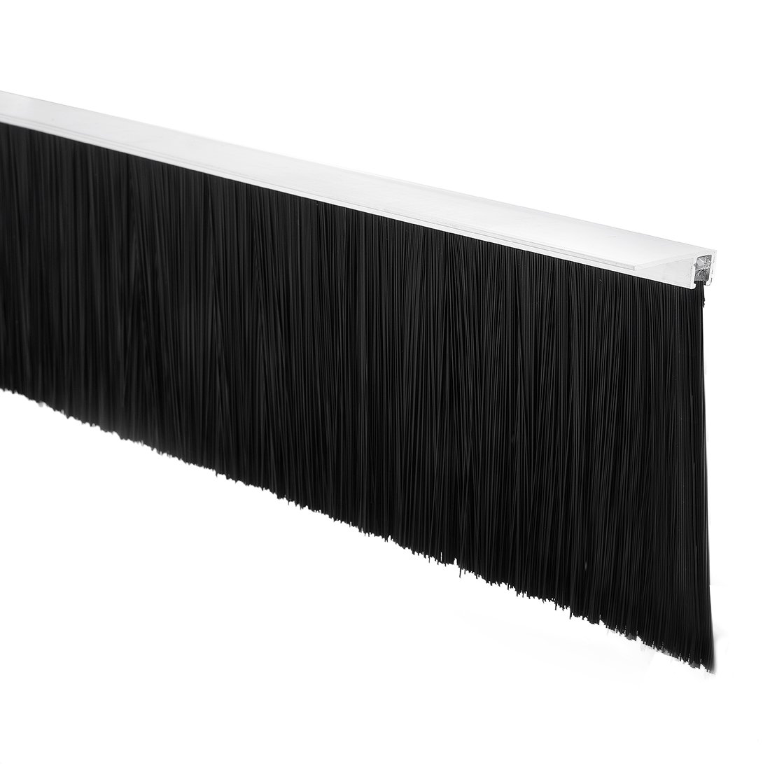 Unique Bargains Base En Alliage D'Aluminium 40 Pouces X 0 8 Pouces Insert De Brosse En Nylon Pour Balayage Du Fond De La Porte
