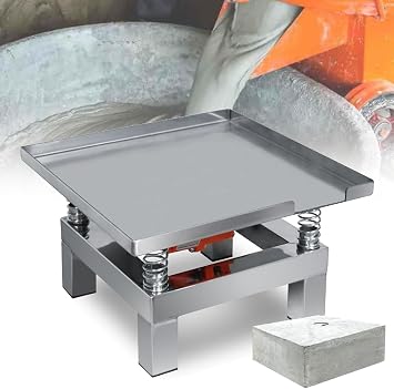 10KG Load Capacity Vibrating Machine, 13.8x13.8 Concrete Vibration Table, 50W Small Vibrating Test Bench, Injection Molding Vibrating Platform220V