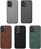 Luxury Leather Series Leather Patterned Plastic Protection Case for Microcase Xiaomi Redmi Note 12 TurboPoco F5 - AL8125 Light Grey