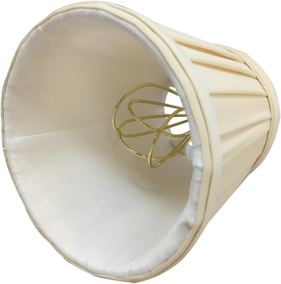 One-Day Sale: Up to 40% Off Royal Designs Round Clip on Chandelier Lamp Shade, Yellow, 3 x 5 x 4.5