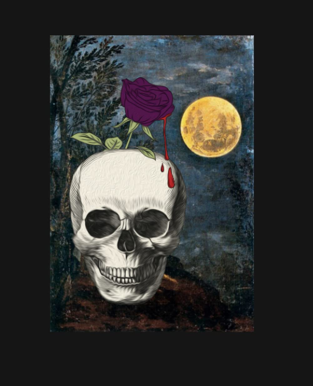 My Gothic Notebook Stylish skull journal: 120 pages ( 7.5 X 9.25 in ) composition notebook for halloween