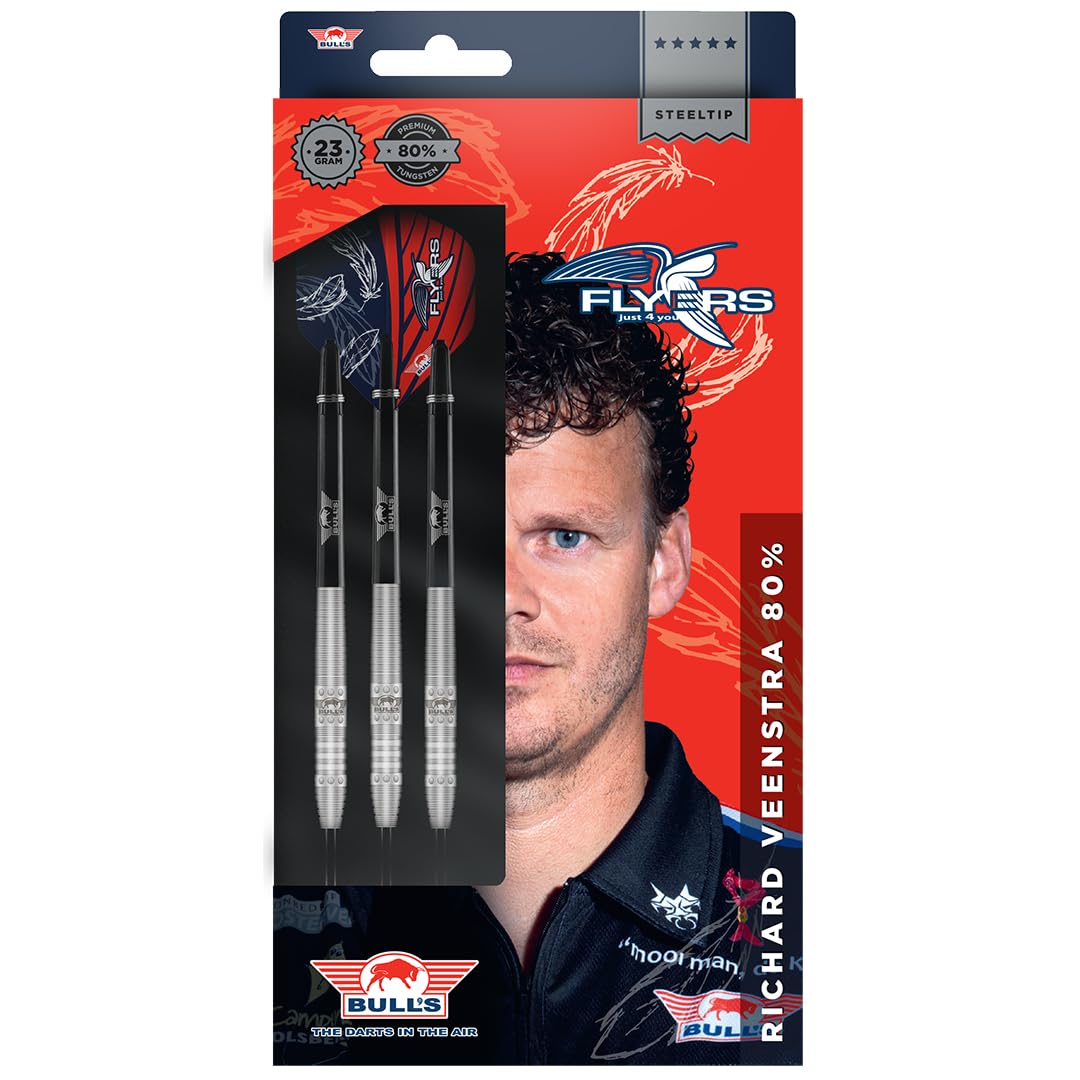 Amazon.co.jp: Bull's Richard Veenstra 80% ダーツ 23g : ホビー