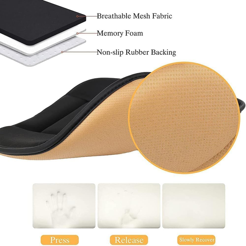 Coussin de Siège de Voiture, pour Ford Puma Assise Respirante Antidérapante avec Protection des Bords Contre l'usure,A