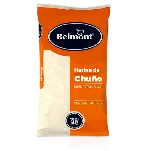 Belmont Harina De Chuño (Harina De Patata Seca) Bolsa Individual 15oz - Producto de Perú