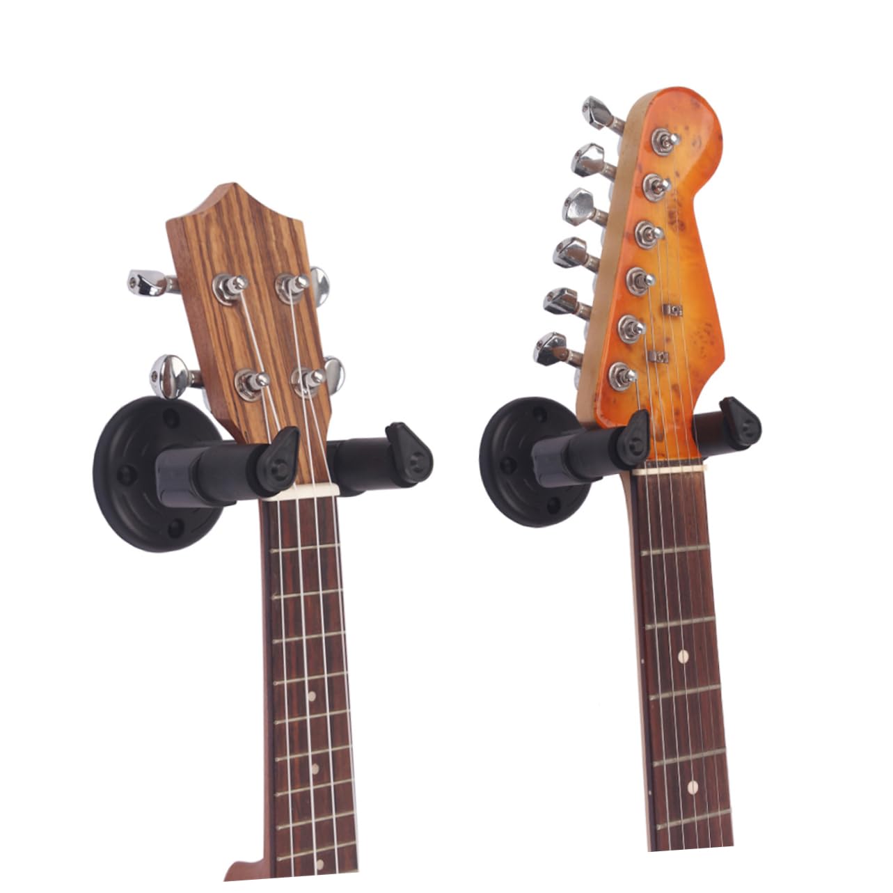 Yardwe Guitar Hook Holder for Acoustic Electric Mandolin Ukulele Banjo Securely Displays Instruments with Included Mounting Screws Space Saving Rack