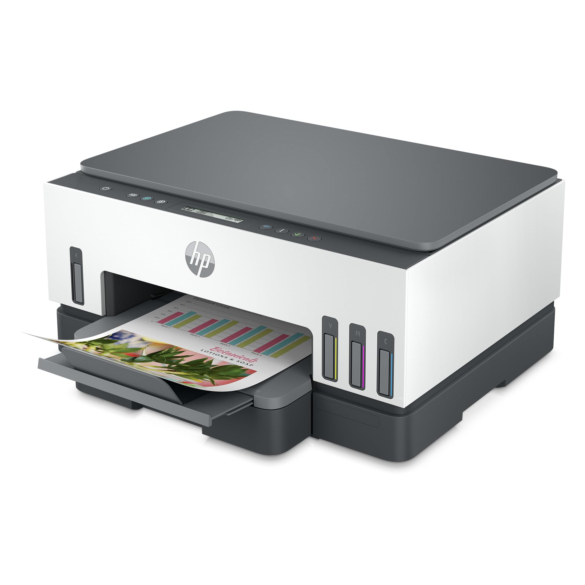 HP Smart Tank 7008, Impresora multifunción de inyección de Tinta A4 a Color, Wi-Fi, impresión a Doble Cara automática, escáner y Copia, hasta 3 años de Tinta incluida