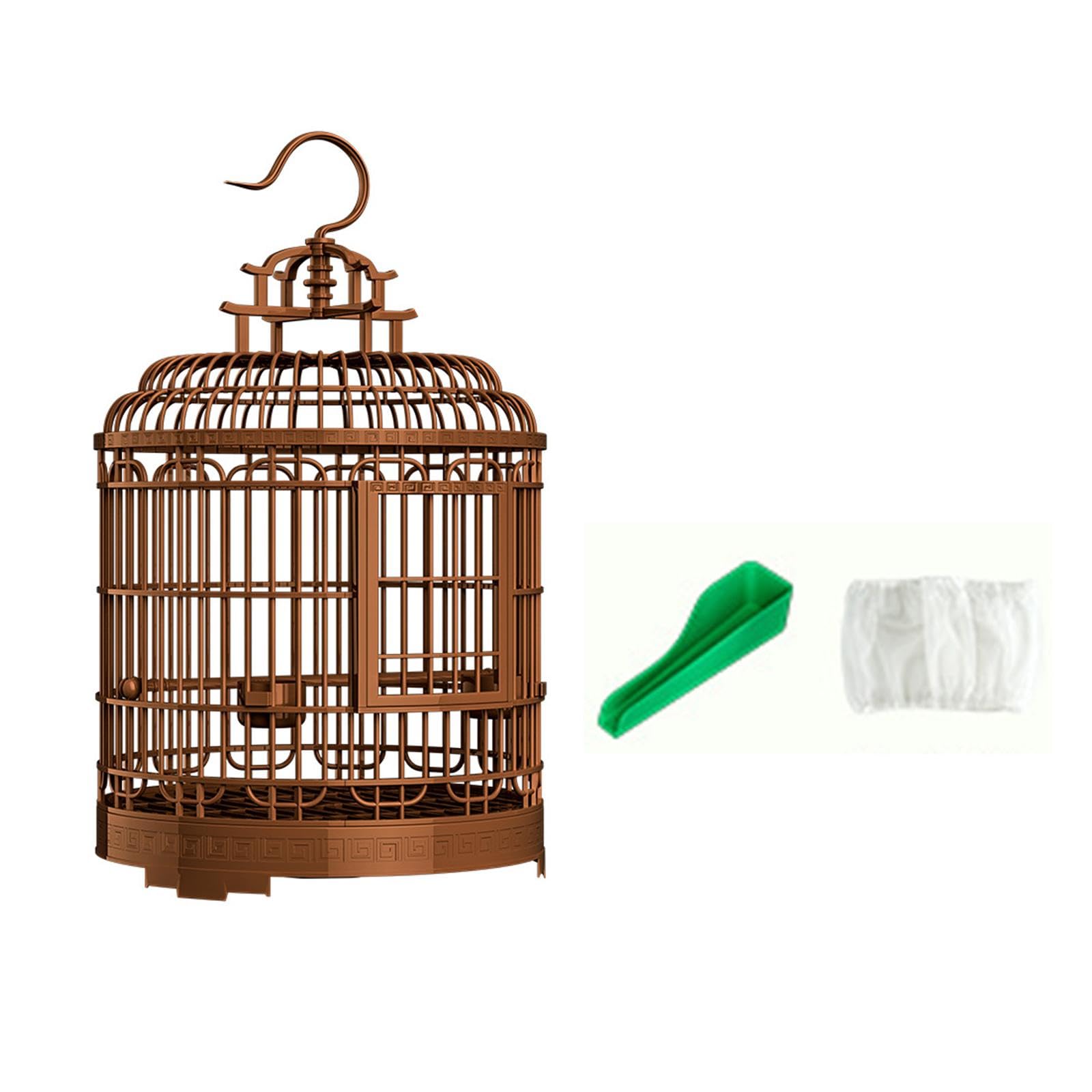 Jaula de Lujo para pájaros, Jaula Grande Colgante para periquitos, agapornis, cacatúas, c