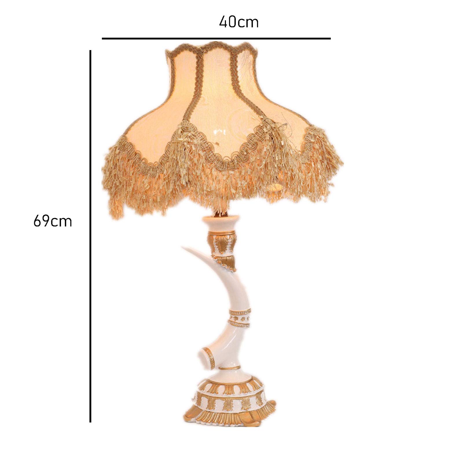 Lampada da tavolo in stile europeo, lampada da tavolo design personalizzata, illuminazione notturna di lettura del comodino applicabile al soggiorno Camera da letto per famiglie Camera da
