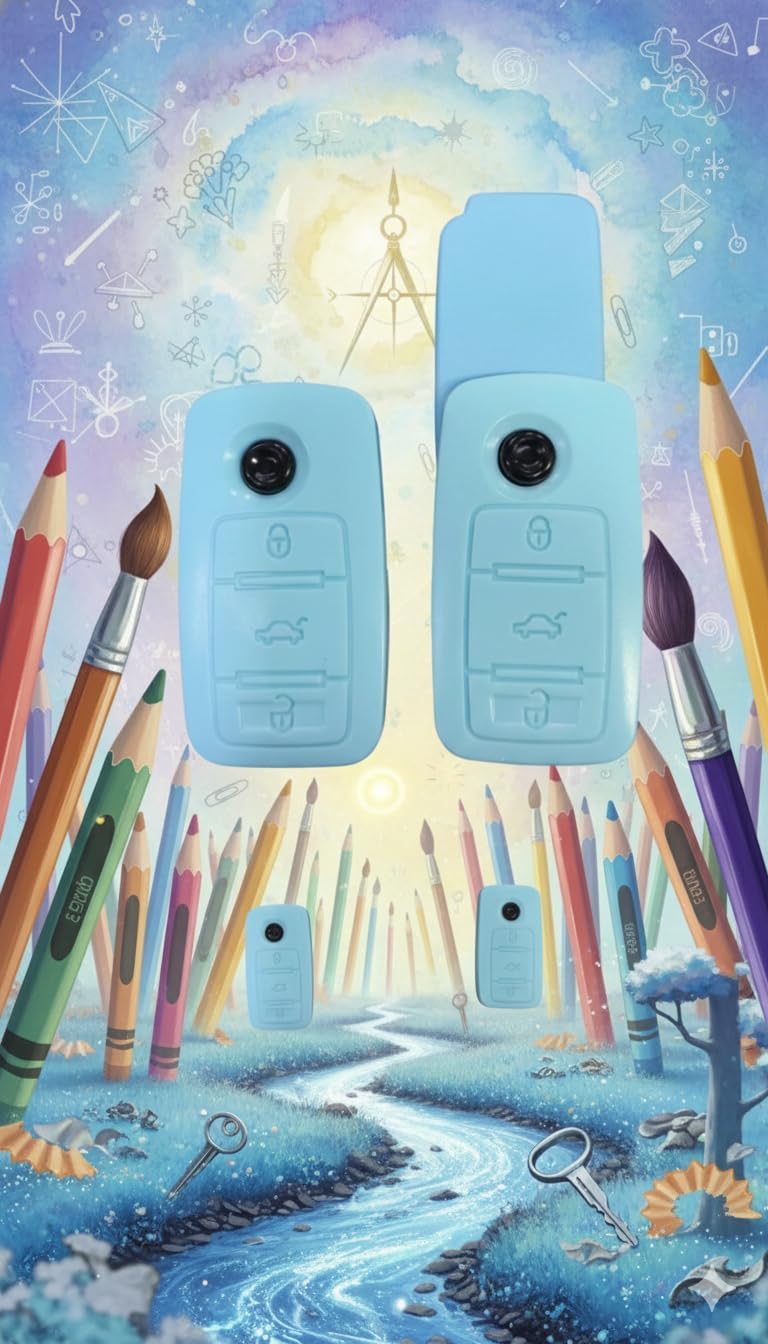 BALTHAZAR,Car Key Shape Eraser,Realistic Remote Fob Design – Fun Stationery for Kids & Students – Durable, Smudge-Free School Supplies & Party Favors (Pack of 1) 3