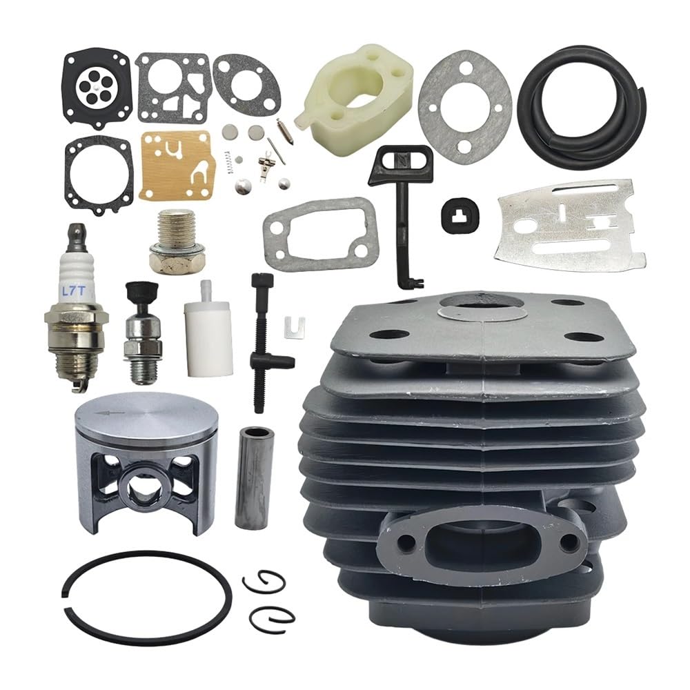 54mm Cylinder Piston Carb Kit for Husqvar 288XP 181 281 288 Chainsaws Power Tools 503506301