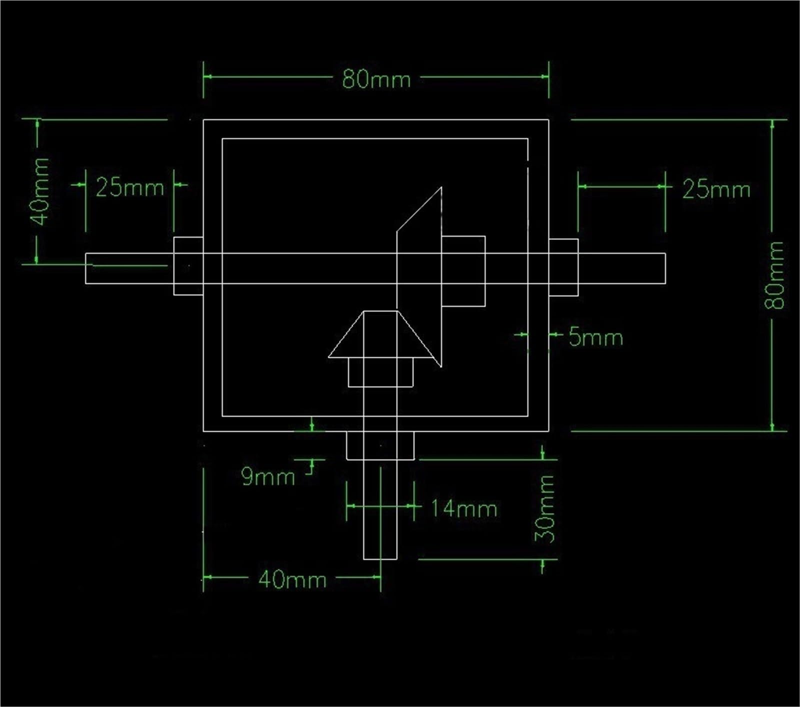 Gearbox Bevel Gear Reversing Gearbox 1 to 2 Transmission Mechanical Commutator 8mm Shaft 90 Degree Steering Angle Device Steering Direction